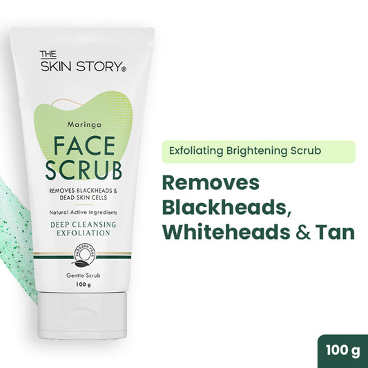 The Skin Story Moringa Gentle Face Scrub  Grab2Buy The Skin Story Grab2Buy