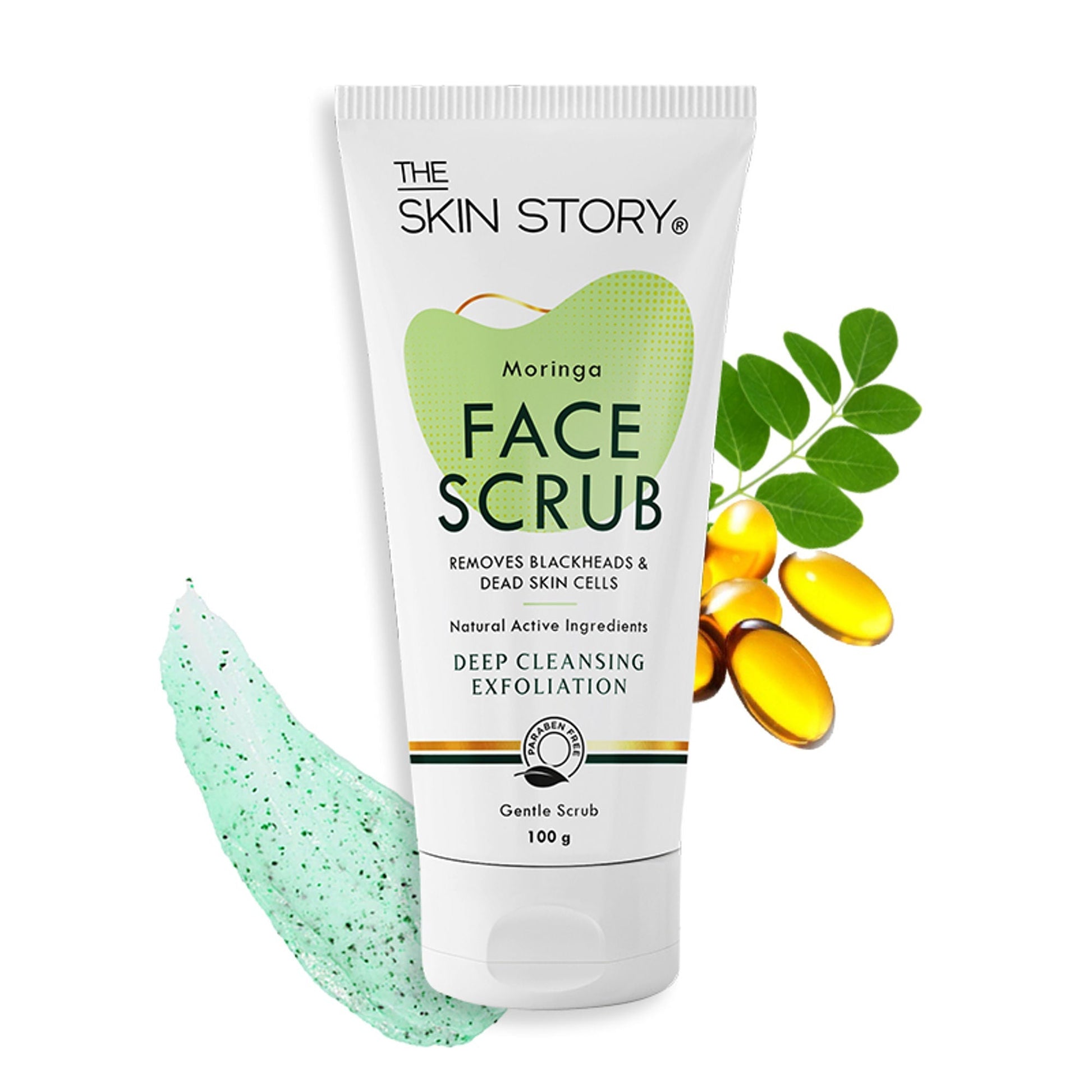 The Skin Story Moringa Gentle Face Scrub  Grab2Buy The Skin Story Grab2Buy