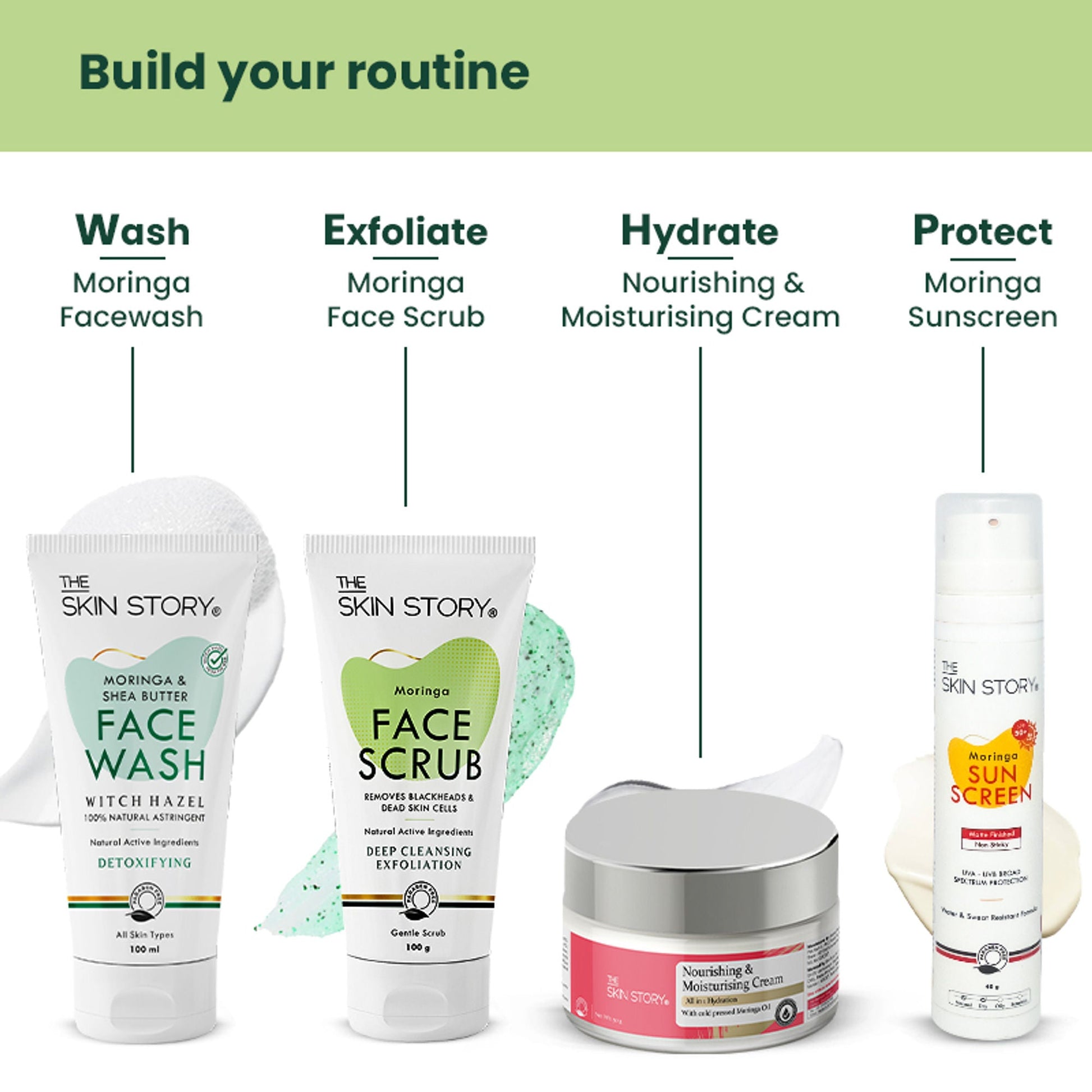The Skin Story Moringa Gentle Face Scrub  Grab2Buy The Skin Story Grab2Buy