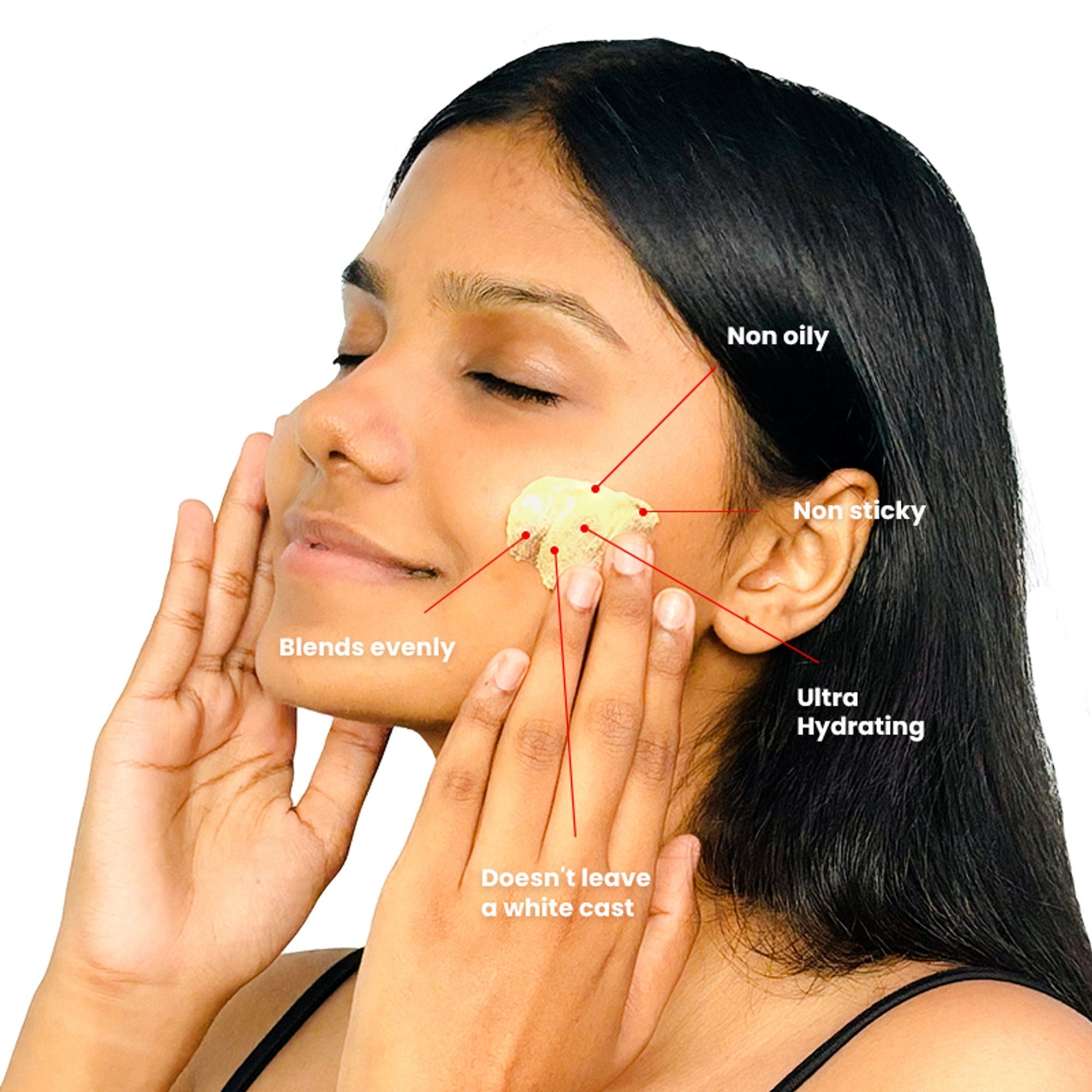 The Skin Story Moringa Face Sunscreen SPF 50+ PA+++ For Detan  Grab2Buy The Skin Story Grab2Buy
