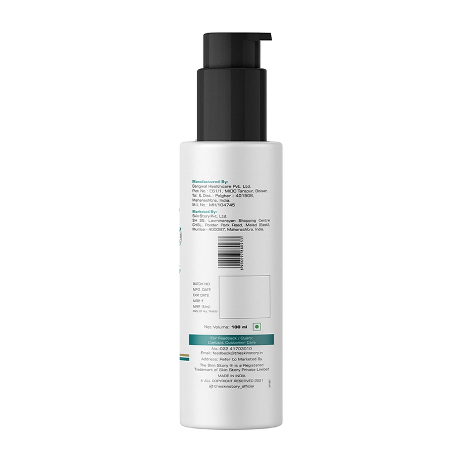 The Skin Story Gentle Face Cleanser Lotion For Deep Cleansing Moisturizing Makeup Removal - Moringa  Grab2Buy The Skin Story Grab2Buy