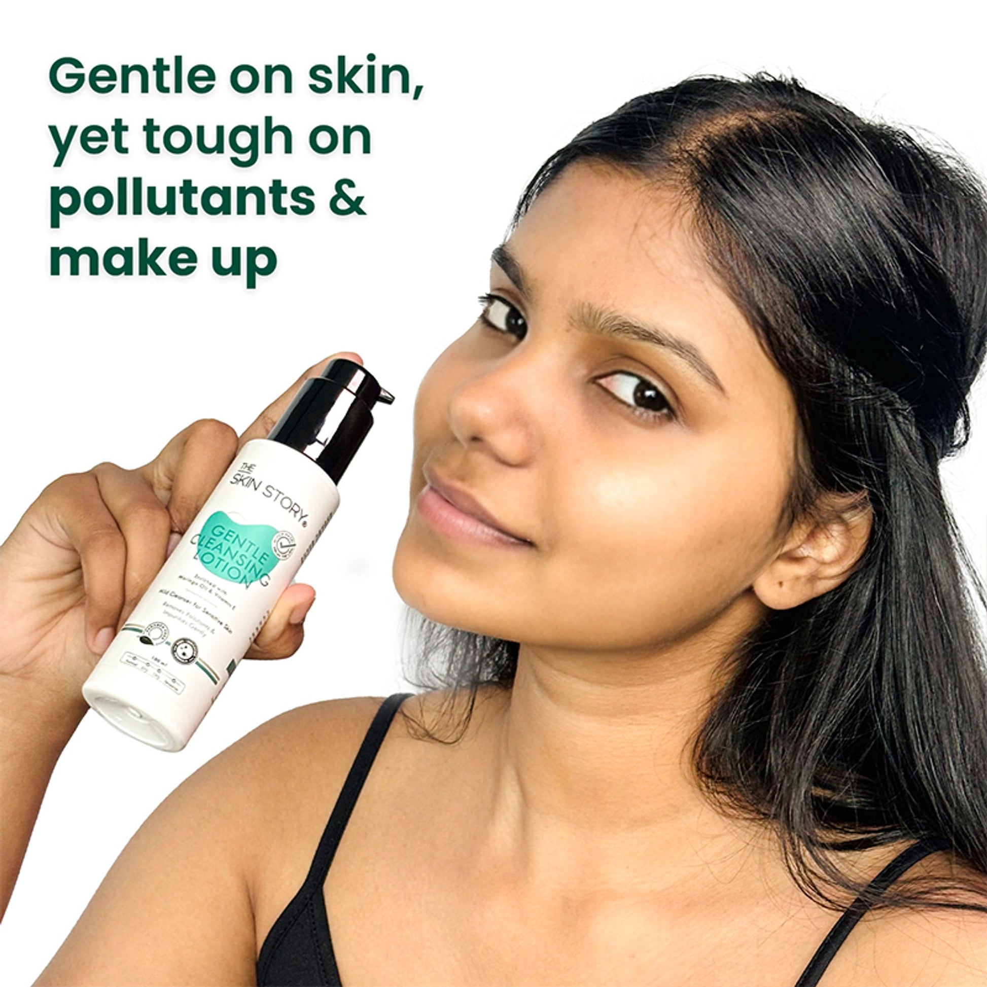 The Skin Story Gentle Face Cleanser Lotion For Deep Cleansing Moisturizing Makeup Removal - Moringa  Grab2Buy The Skin Story Grab2Buy