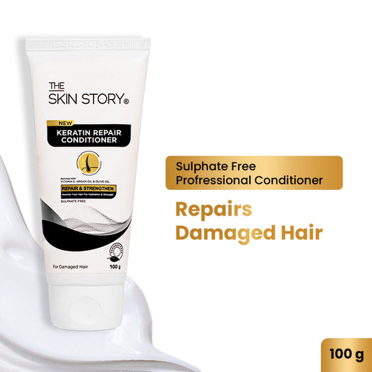 The Skin Story Sulphate Free Keratin Conditioner For Coloured Dry Frizzy Damaged Hair With Vitamin E  Grab2Buy The Skin Story Grab2Buy