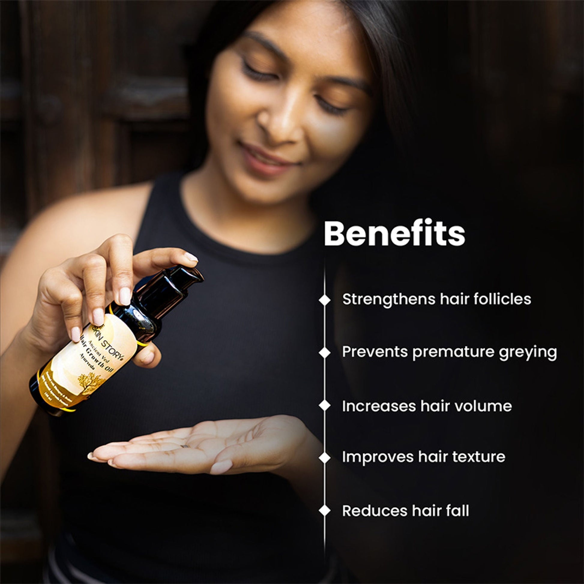 The Skin Story 100% Natural Ayurvedic Hair Oil For Hair Growth  Grab2Buy The Skin Story Grab2Buy