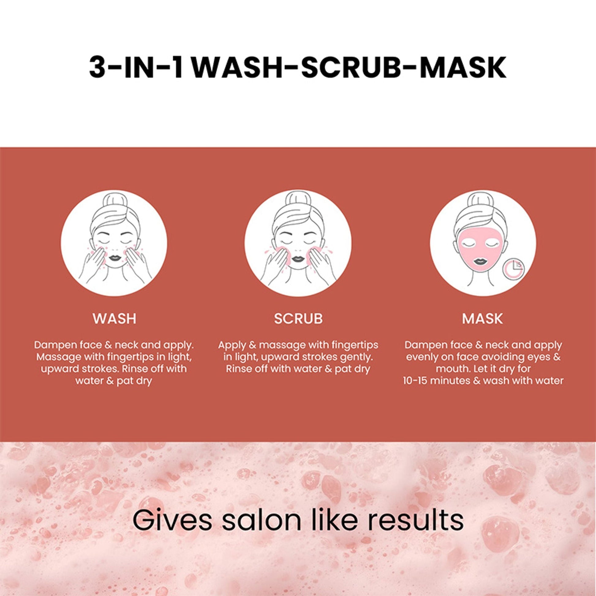 The Skin Story 3 in 1 Multi Action Face Mask, Scrub & Wash For Deeply Cleansed  Grab2Buy The Skin Story Grab2Buy