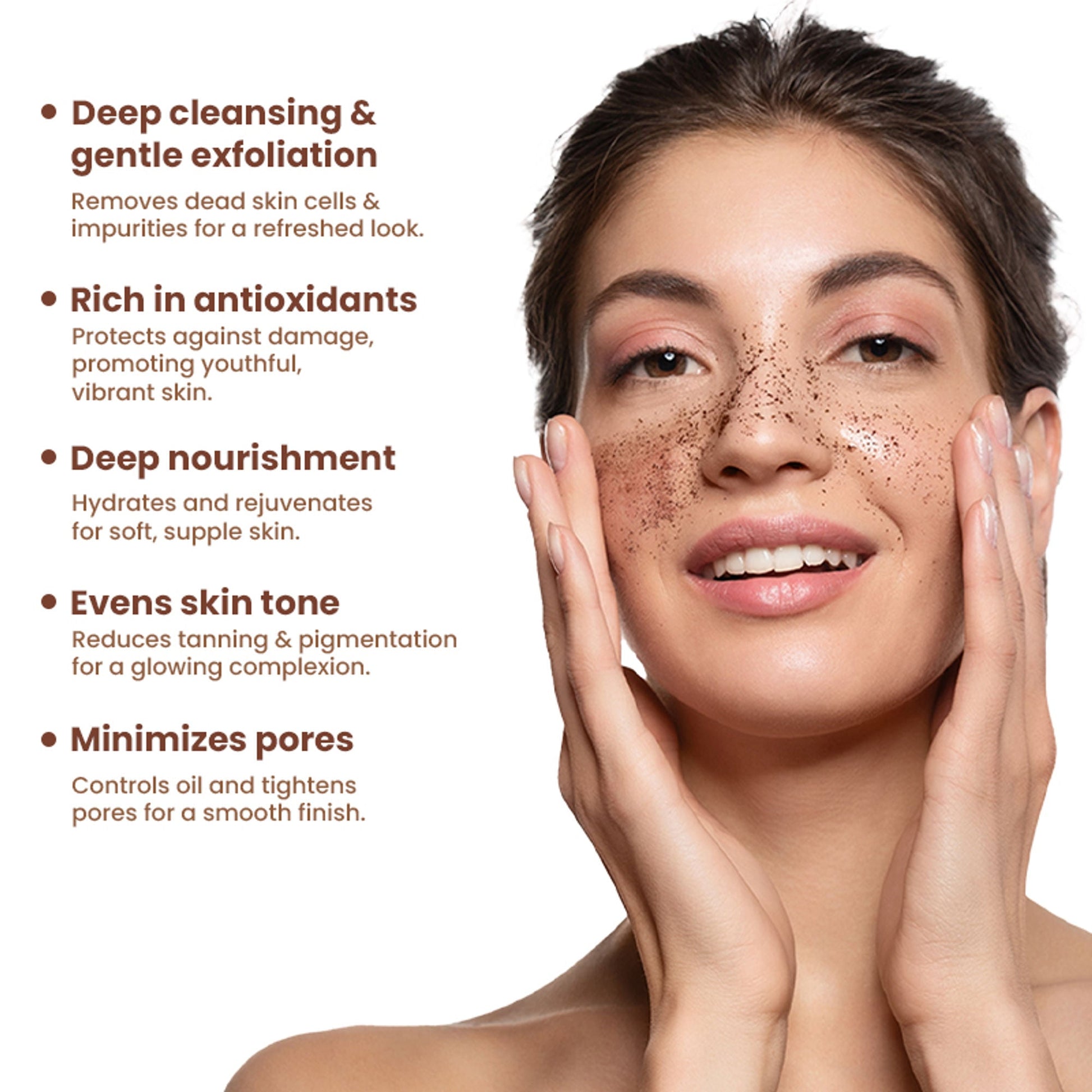 The Skin Story Gentle Detan Face Scrub Exfoliate Dead Skin Remove Blackheads Dark Spots Pigmentation  Grab2Buy The Skin Story Grab2Buy