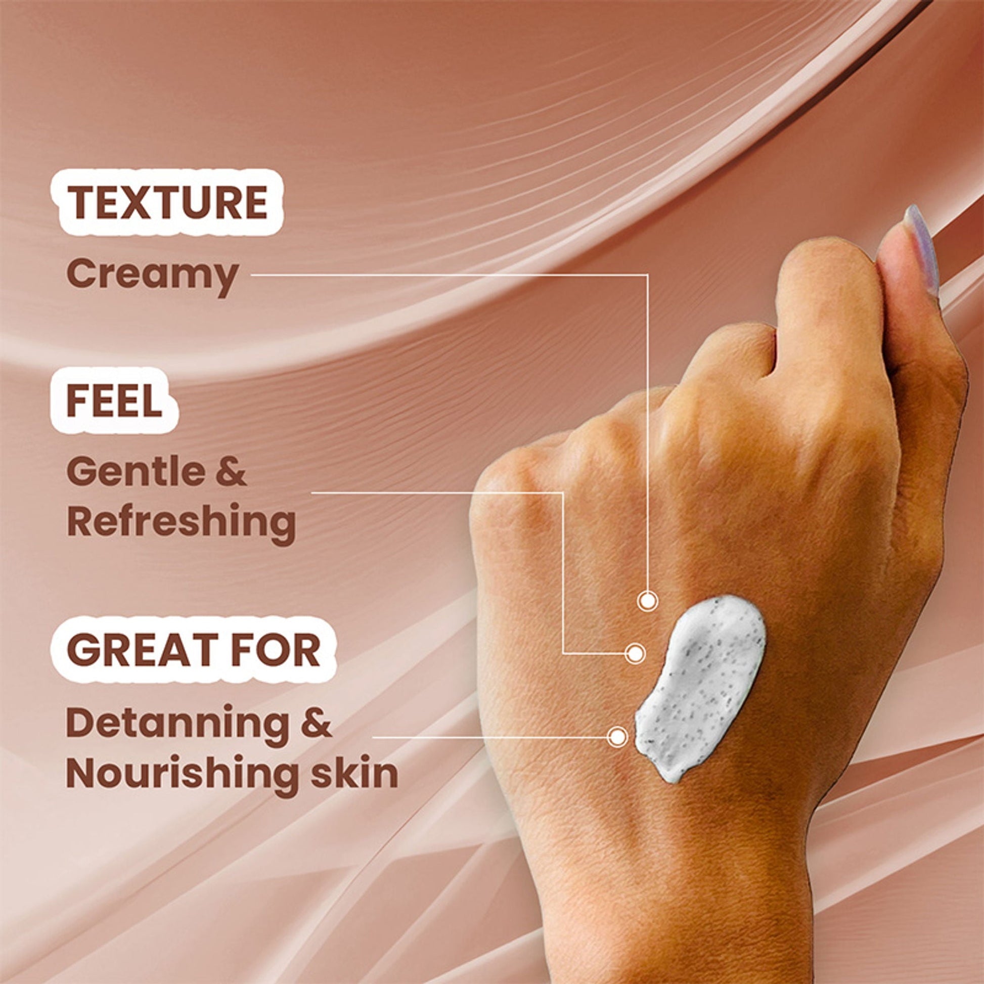 The Skin Story Gentle Detan Face Scrub Exfoliate Dead Skin Remove Blackheads Dark Spots Pigmentation  Grab2Buy The Skin Story Grab2Buy