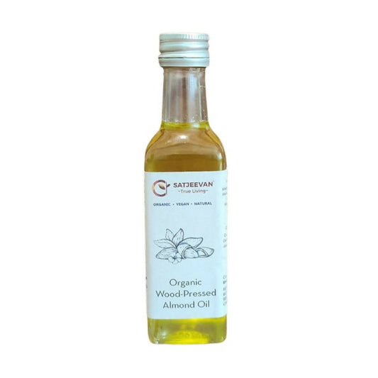 Satjeevan Organic Wood-Pressed Almond Oil - Grab2buy