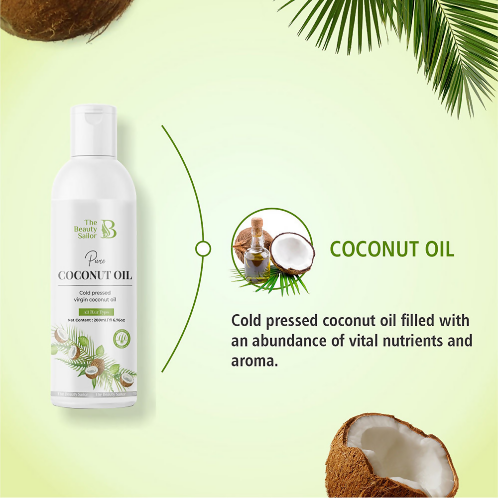 The Beauty Sailor Pure Coconut Hair Oil  Grab2Buy The Beauty Sailor Grab2Buy