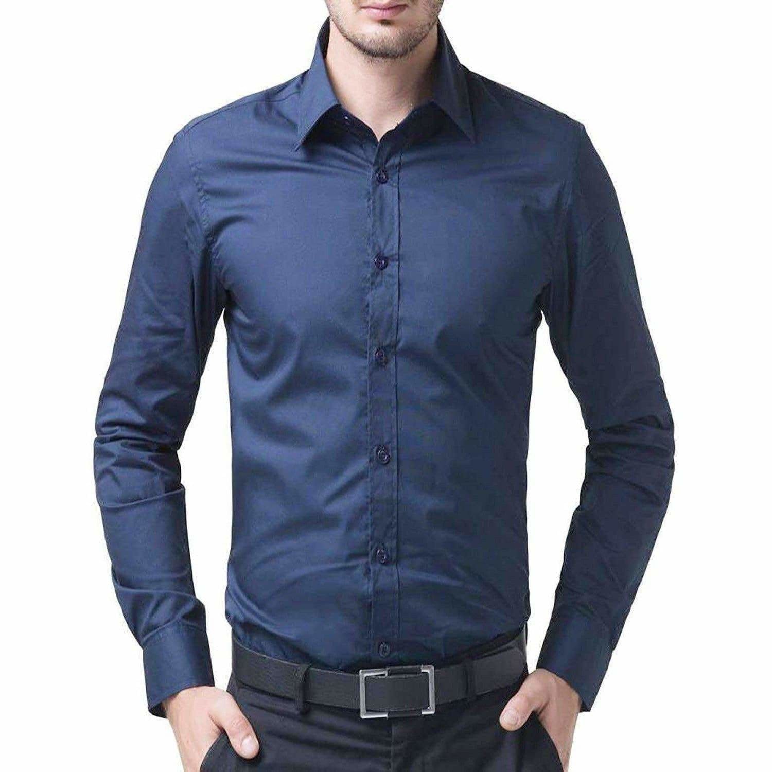 Men's Cotton Solid Full Sleeve Shirts
