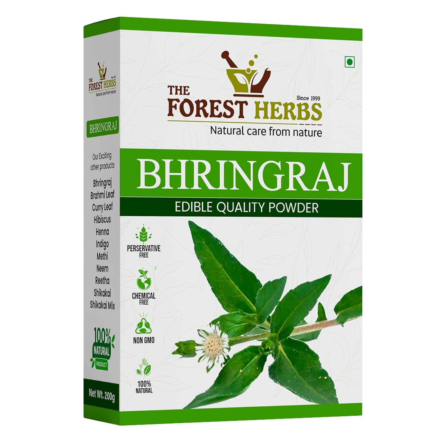 Forest Herbs Bhringraj Hair Care Powder - Grab2buy