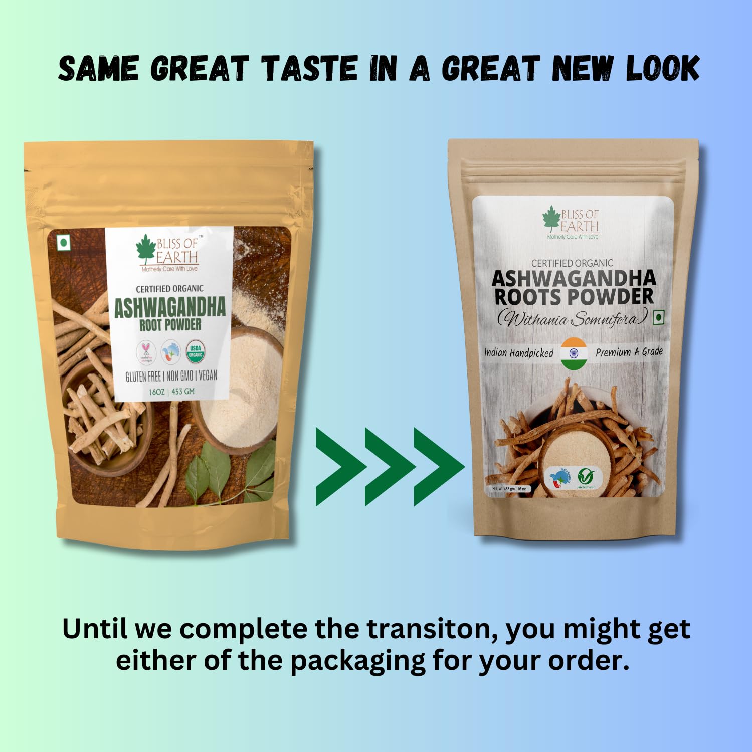 Bliss of Earth Ashwagandha Root Powder 