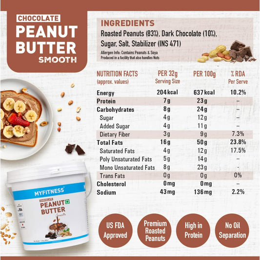 Myfitness Chocolate Peanut Butter (Crunchy) 