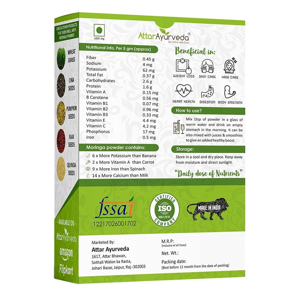 Attar Ayurveda Moringa Powder 