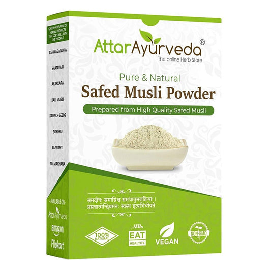 Attar Ayurveda Safed Musli Powder 