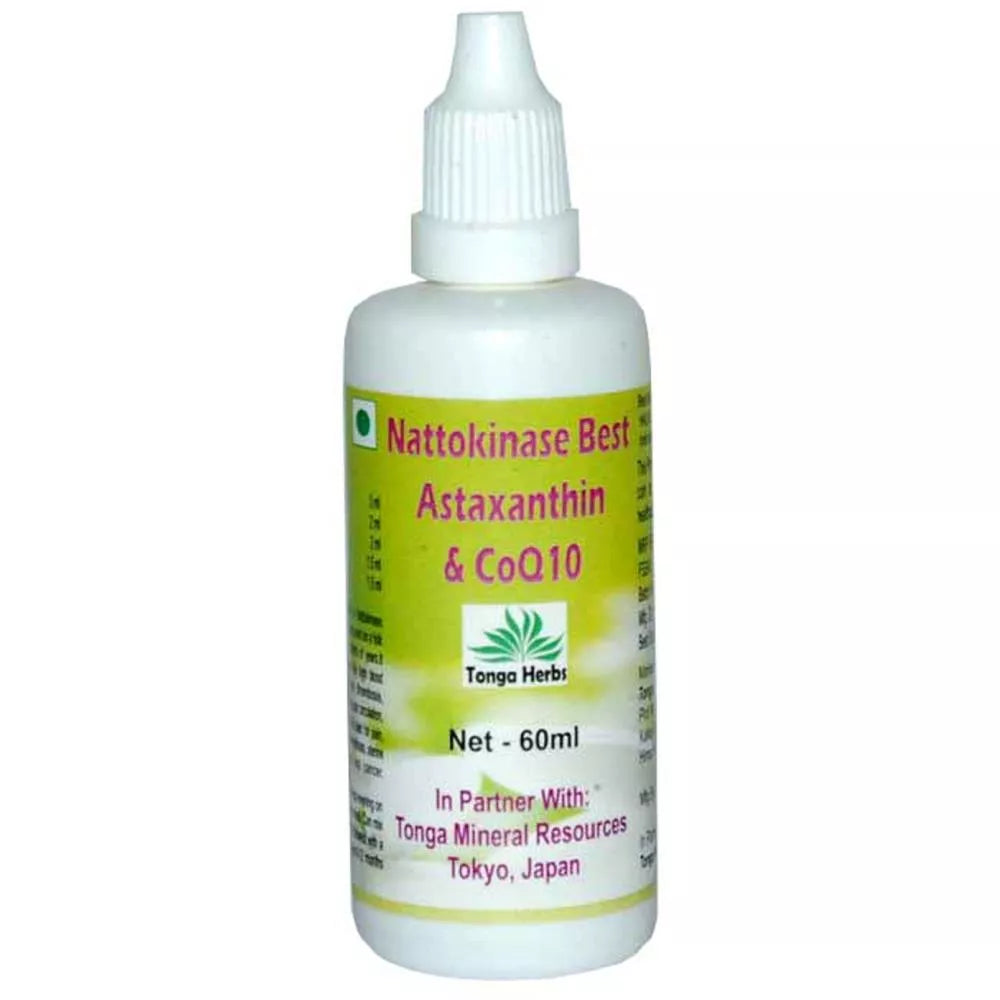 Tonga Herbs Nattokinase Best Astaxanthin & COQ10 Drops  Grab2Buy Tonga Herbs Grab2Buy