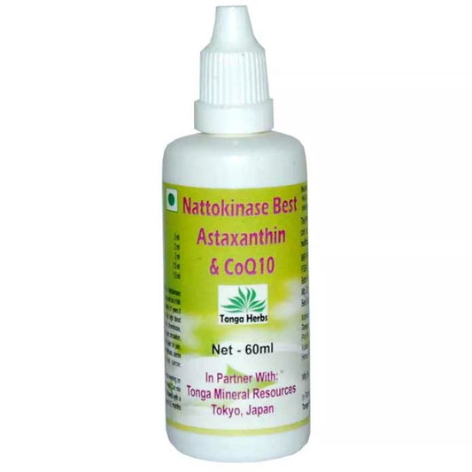 Tonga Herbs Nattokinase Best Astaxanthin & COQ10 Drops  Grab2Buy Tonga Herbs Grab2Buy