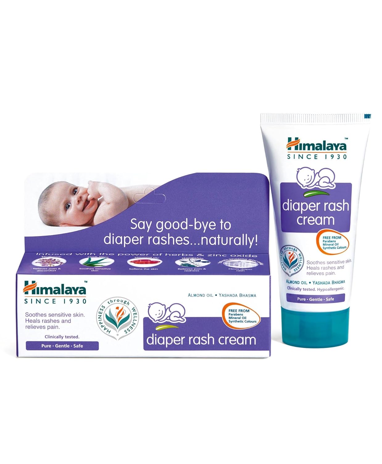 Himalaya Diaper Rash Cream | Ayurvedic Soothing Cream for Baby Diaper Rash Relief & Prevention 