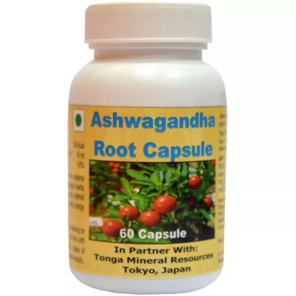 Tonga Herbs Ashwagandha Root Capsules  Grab2Buy Tonga Herbs Grab2Buy
