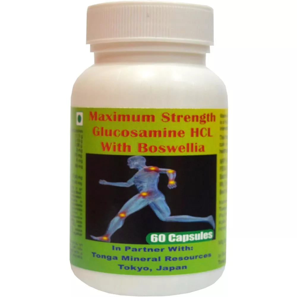 Tonga Herbs Maximum Strength Glucosamine HCL With Boswelia Capsules  Grab2Buy Tonga Herbs Grab2Buy