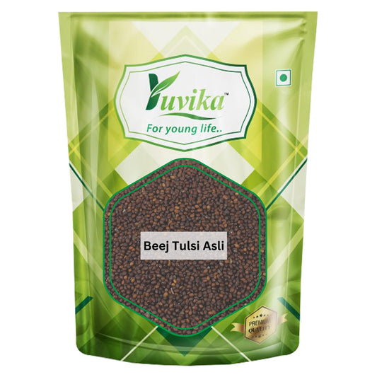 Yuvika Beej Tulsi Asli | Krishan Tulsi Seeds - Ocimum Sanctum - Basil Seeds 