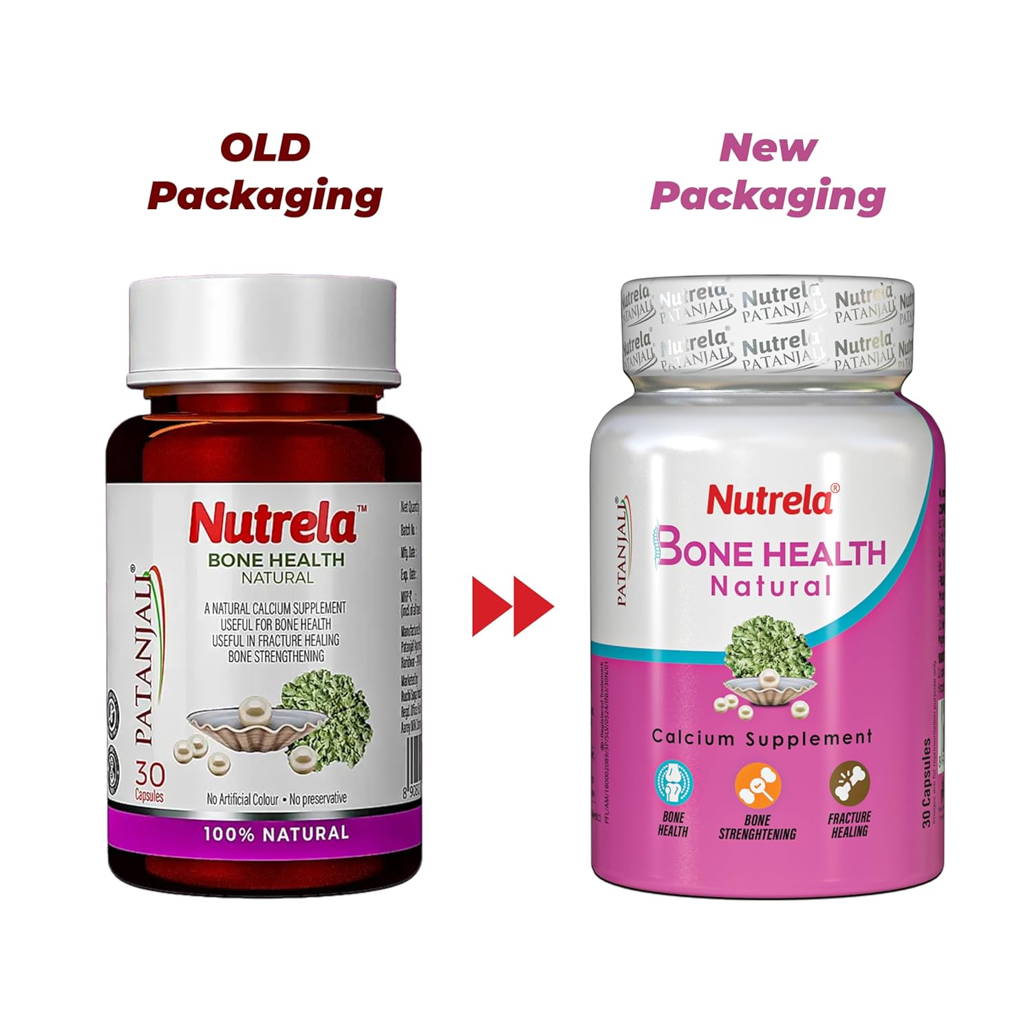 Patanjali Nutrela Bone Health Natural Capsules - Grab2buy