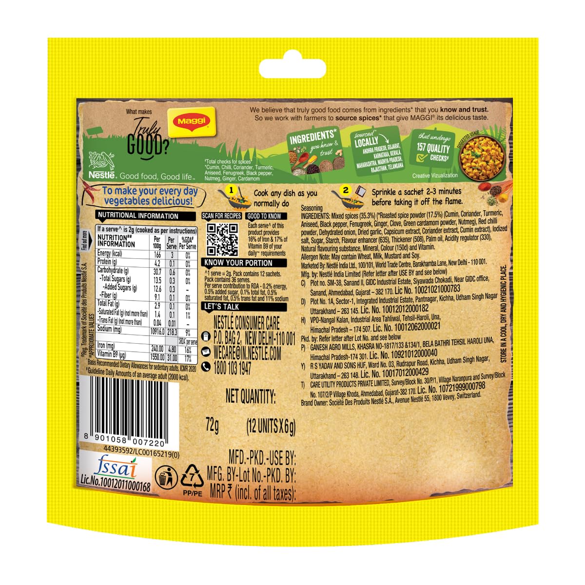 Maggi Masala-ae-Magic Vegetable Masala - Grab2buy