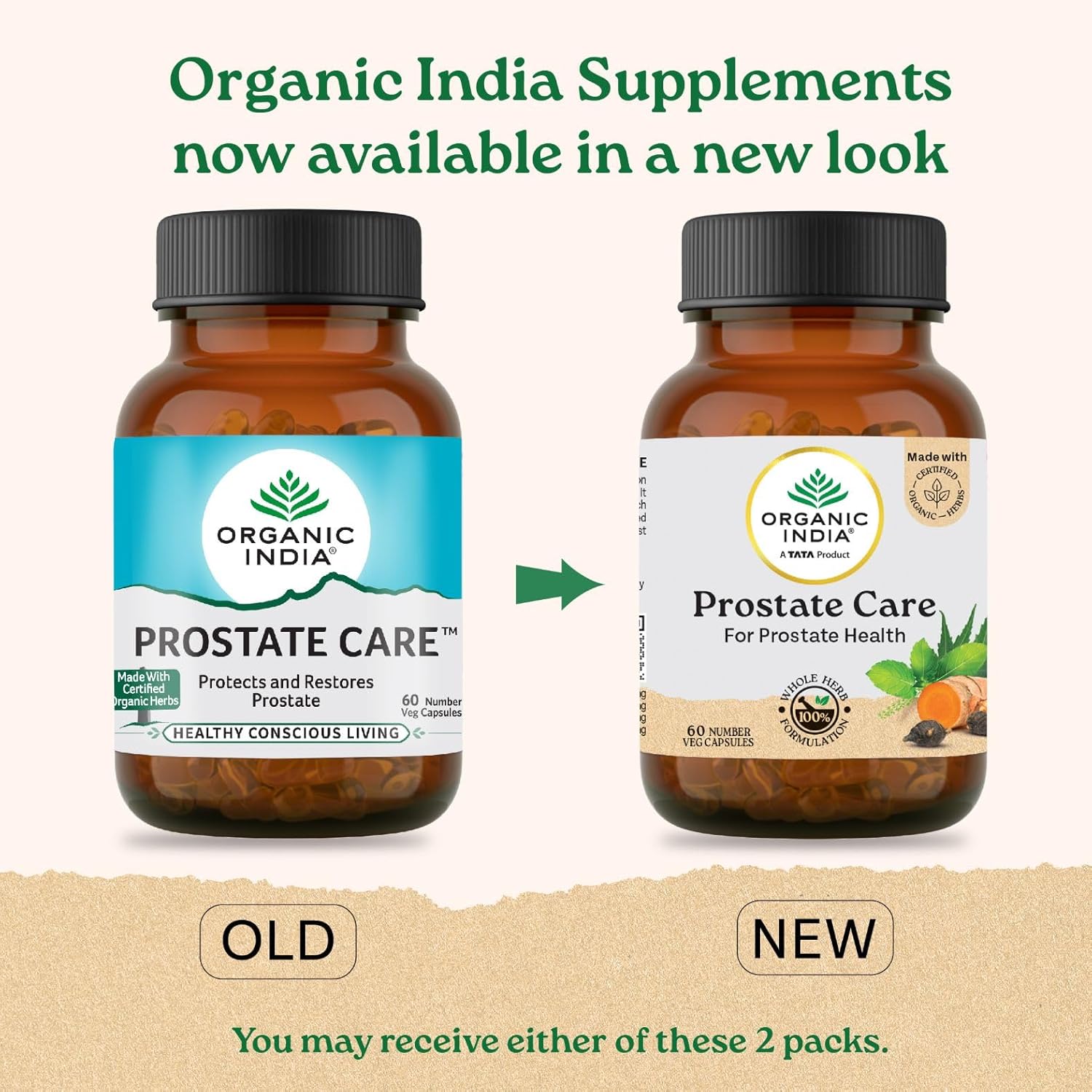 Organic India Prostate Care 60 Capsules 