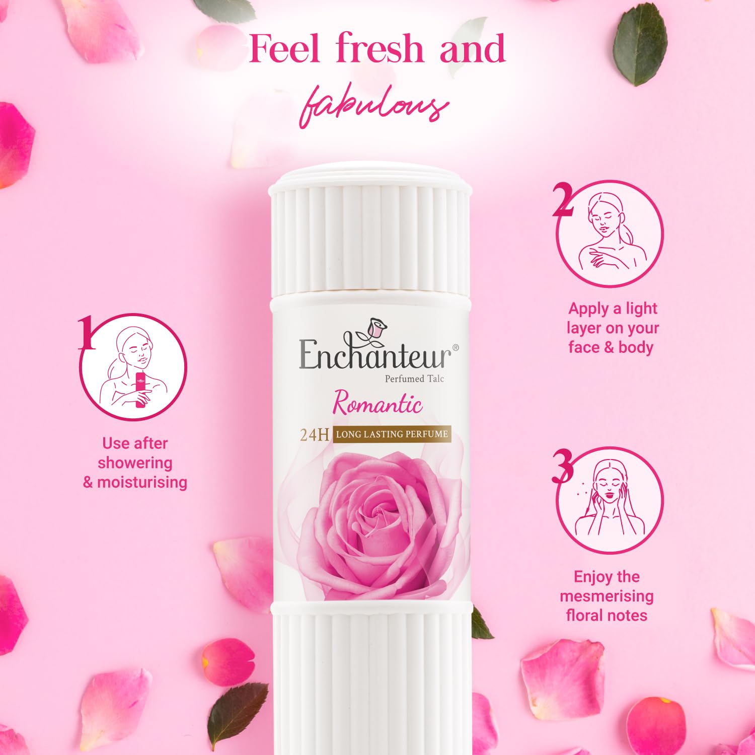 Enchanteur Romantic Perfumed Talc - Grab2buy
