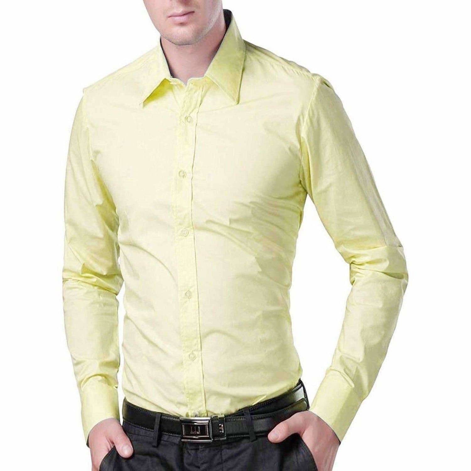 Men's Cotton Solid Full Sleeve Shirts