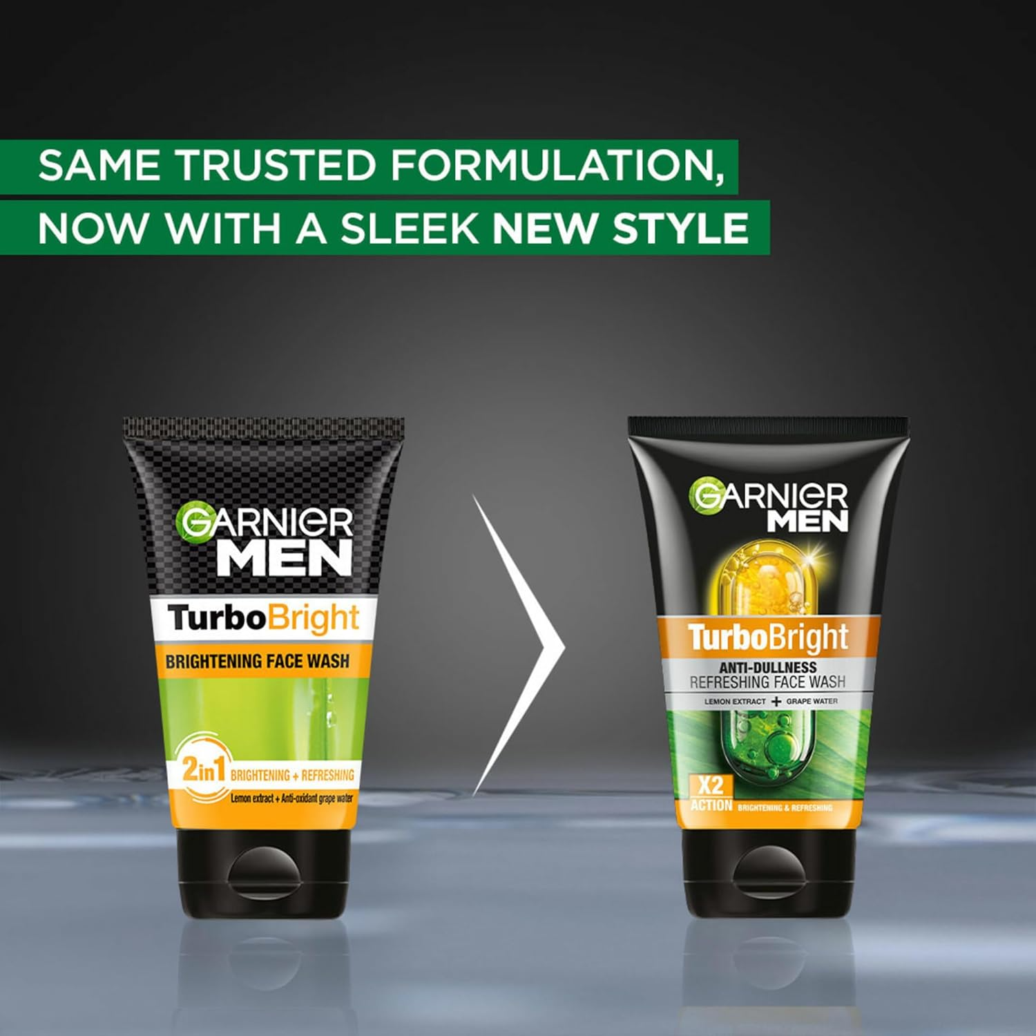 Garnier Men Turbo Bright Brightening Face Wash 