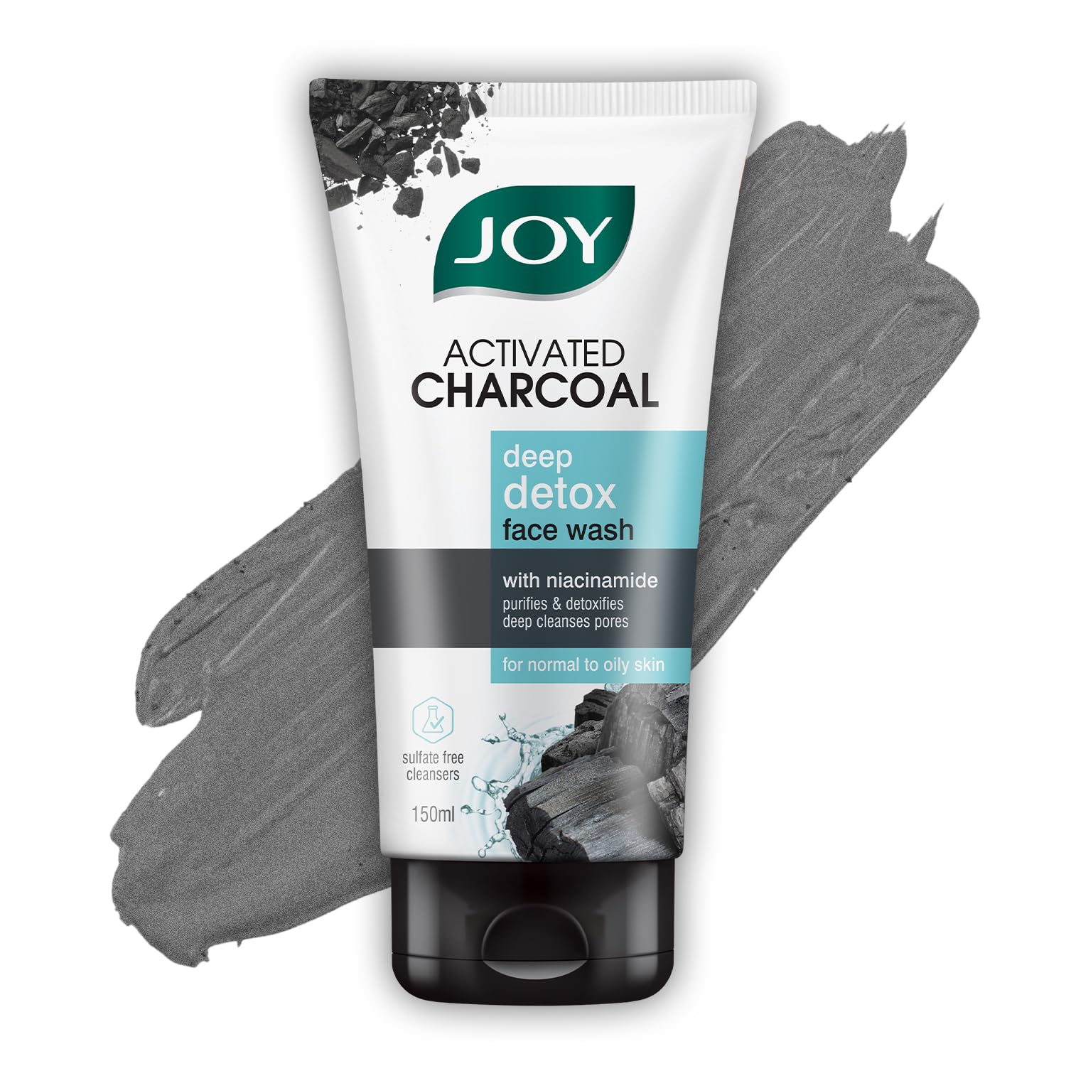 Joy Activated Charcoal Face Wash 