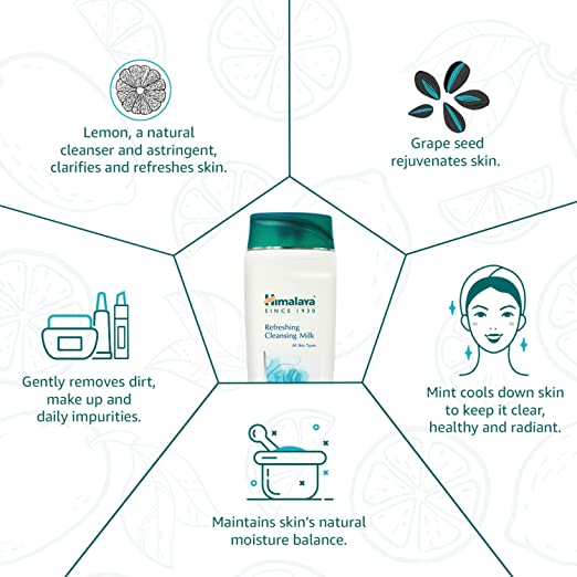 Himalaya Herbals Refreshing Cleansing Milk 