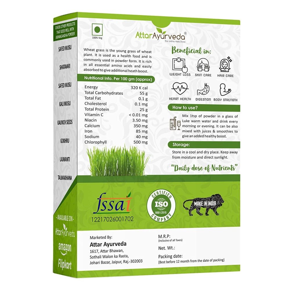 Attar Ayurveda Wheat Grass Powder 