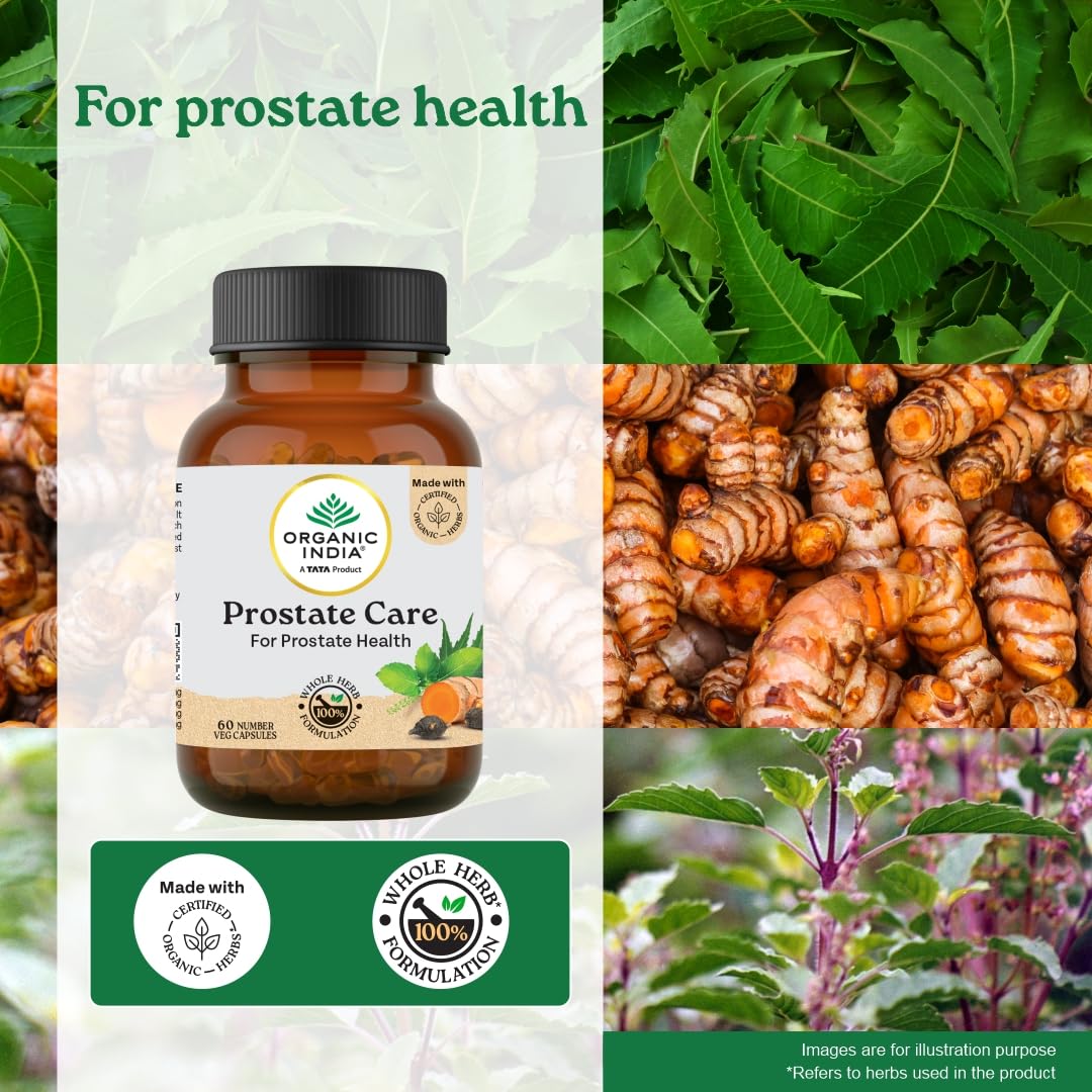 Organic India Prostate Care 60 Capsules 