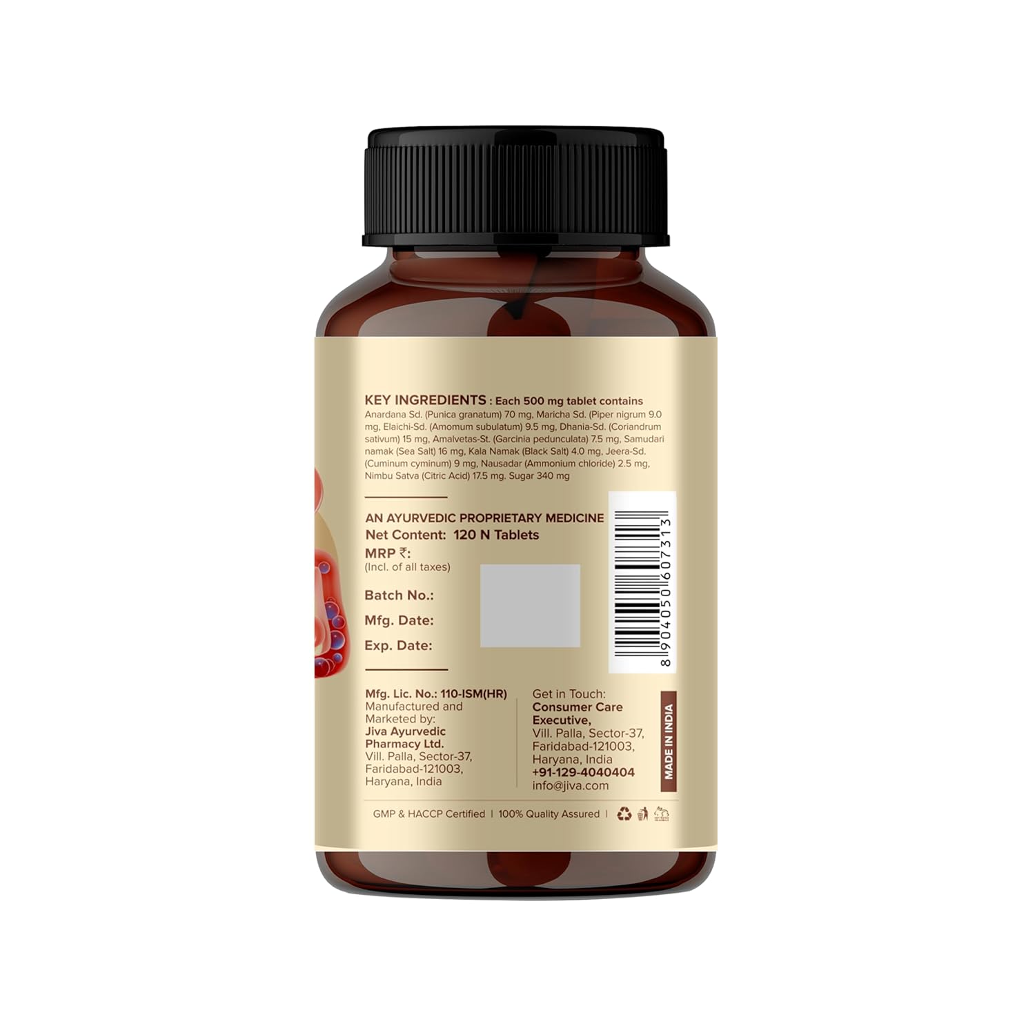 Jiva Ayurveda Digestall Tablets 