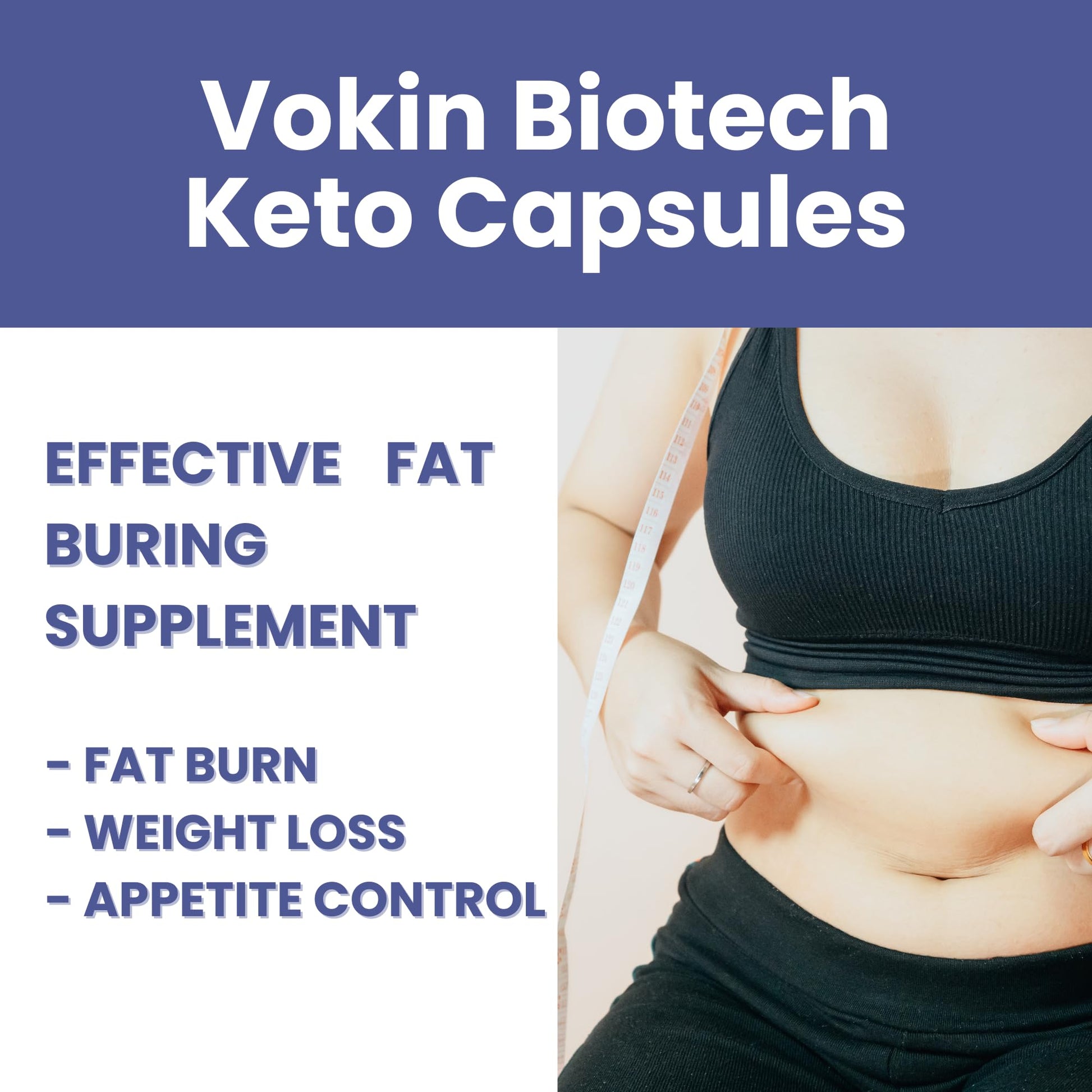 Vokin Biotech Keto Capsules Ultra Weight Loss Fat Burner Supplement with (Green Tea + Garcinia Cambogia + Green Coffee) Extract Capsules  Grab2Buy Vokin Biotech Grab2Buy