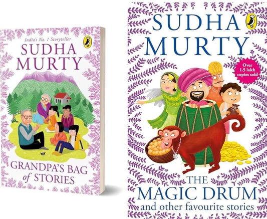 Grandpa's Bag of Stories And The Magic Drum and Other Favourite Stories By Sudha Murty