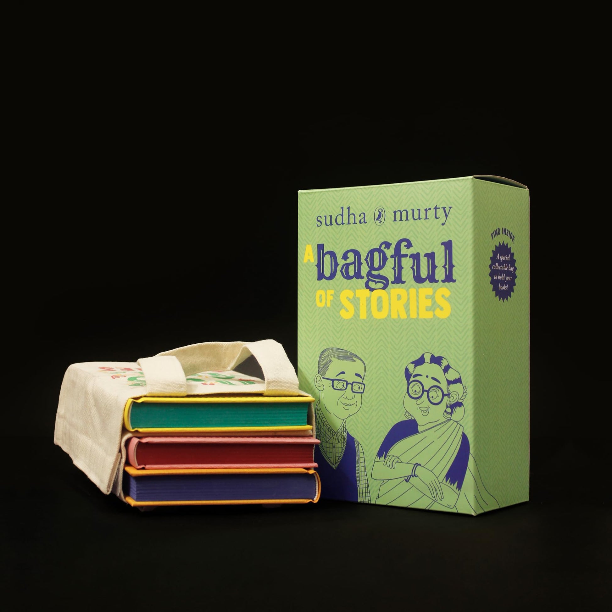 A Bagful of Stories: A Gift Edition Boxset of Grandma’s, Grandpa’s and Grandparents’ Bag of Stories by Sudha Murty 