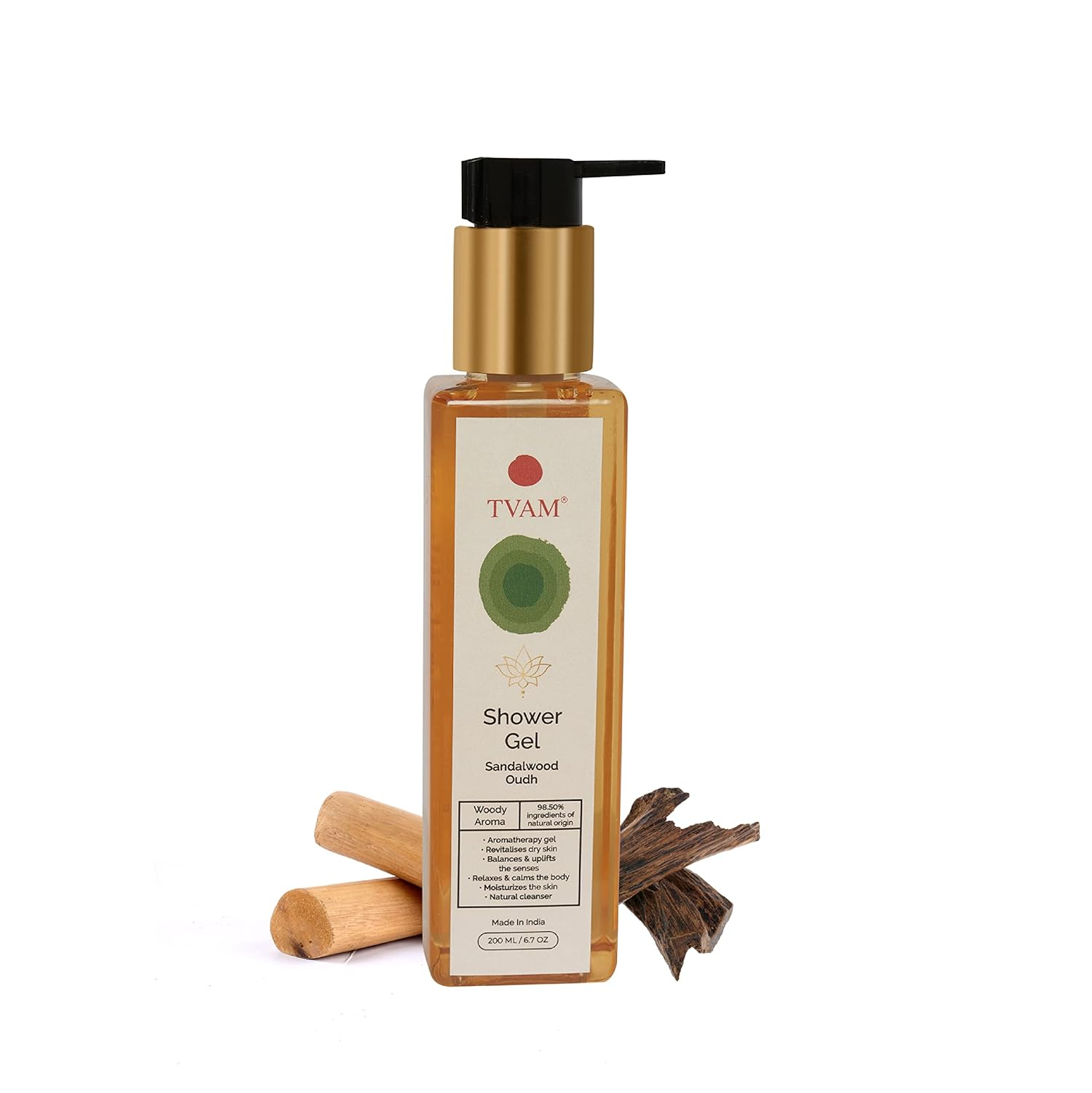 Tvam Sandalwood Oudh Shower Gel  Grab2Buy Tvam Naturals Grab2Buy