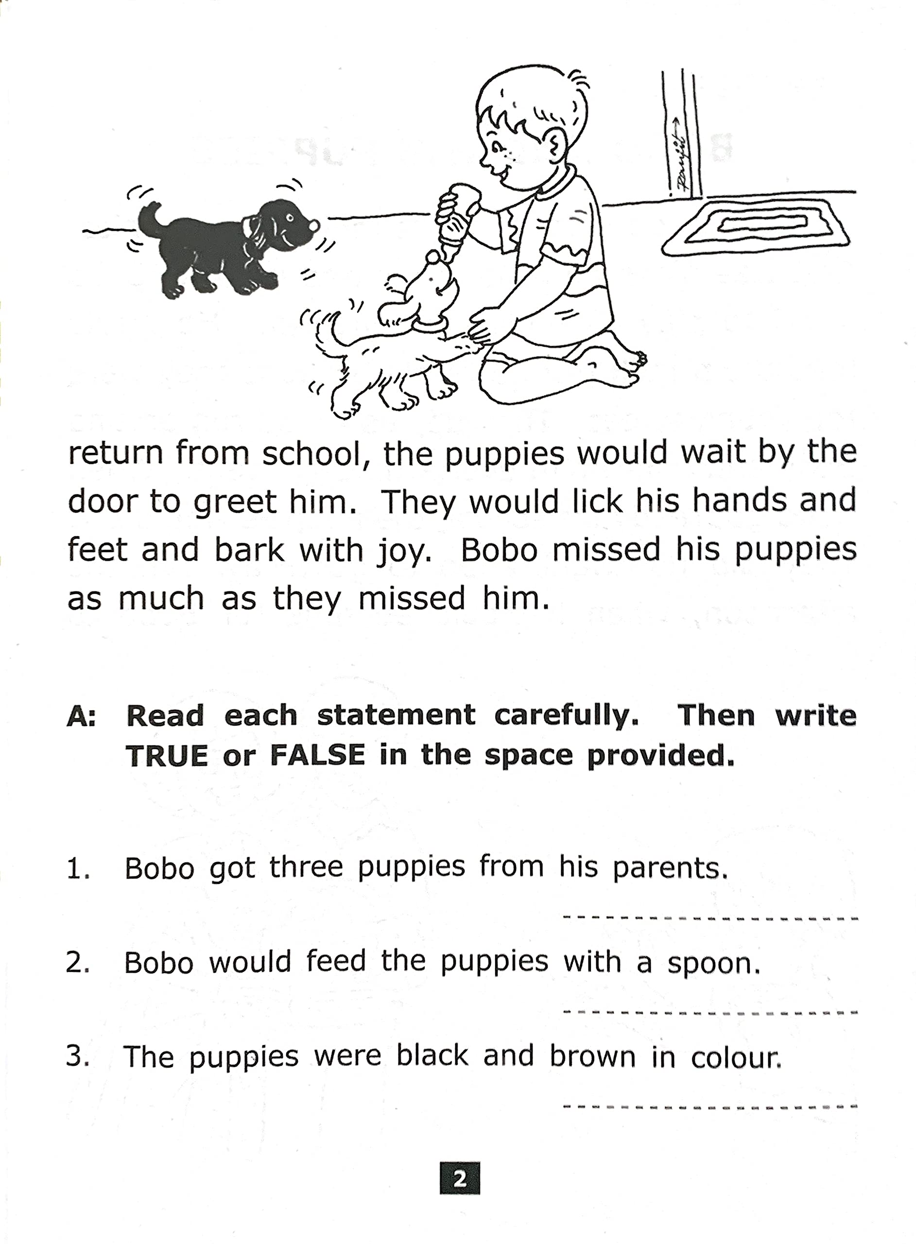 Scholars Hub Comprehension Book For Develop Reading And Writing Skills Of Kids (For Primary Classes) (Vol. 1, 2) ( Set Of 2 Books) | 96 Pages| Comprehension Book For Class 1,2