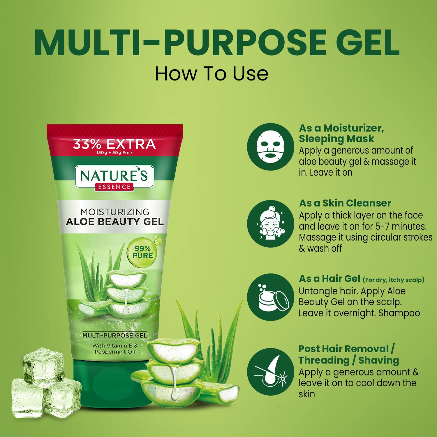 Nature's Essence Aloe Beauty Gel With Neem 