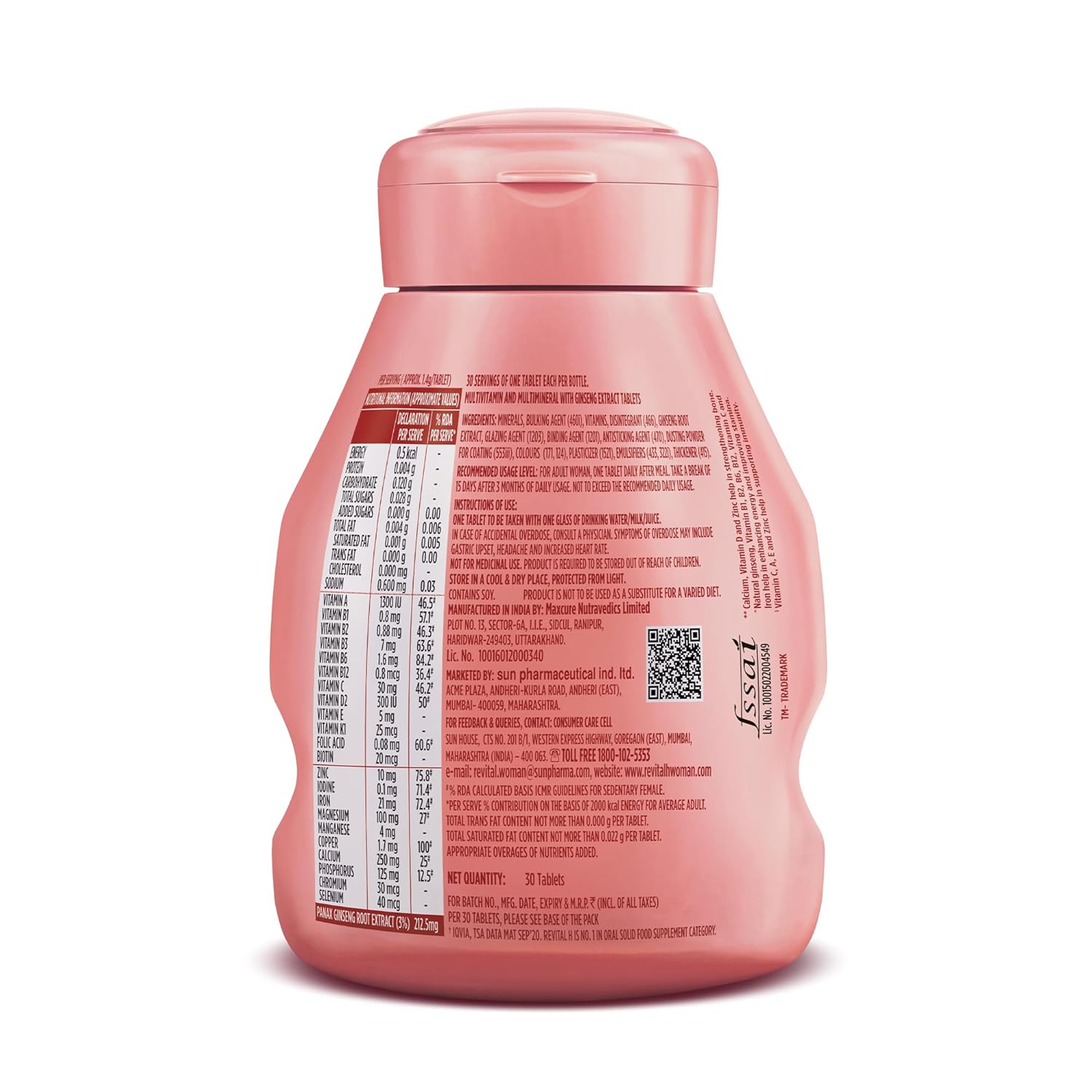 Revital H Women For Daily Health 