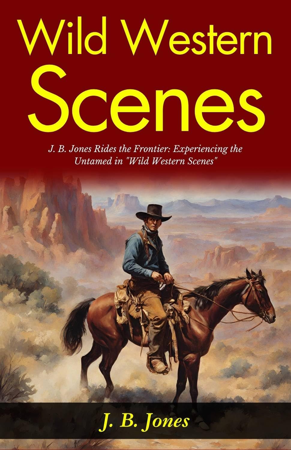 Wild Western Scenes: J B Jones Rides The Frontier: Experiencing The Untamed In "Wild Western Scenes"  Grab2Buy DD Books Grab2Buy