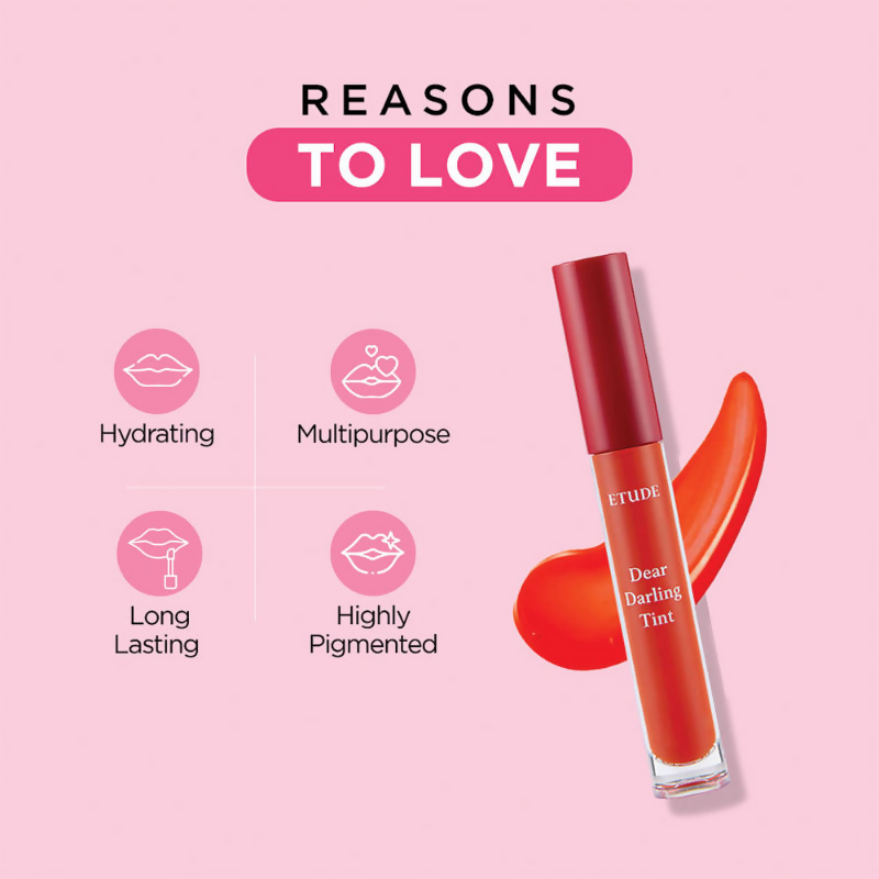 Etude House Dear Darling Water Gel Tint Lipstick - Or204