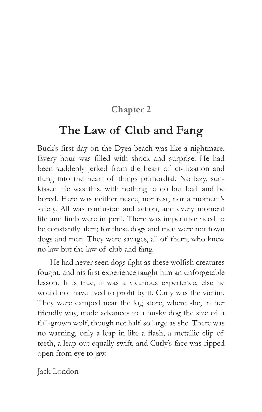 The Call Of The Wild - Jack London  Grab2Buy Unbound Script Grab2Buy