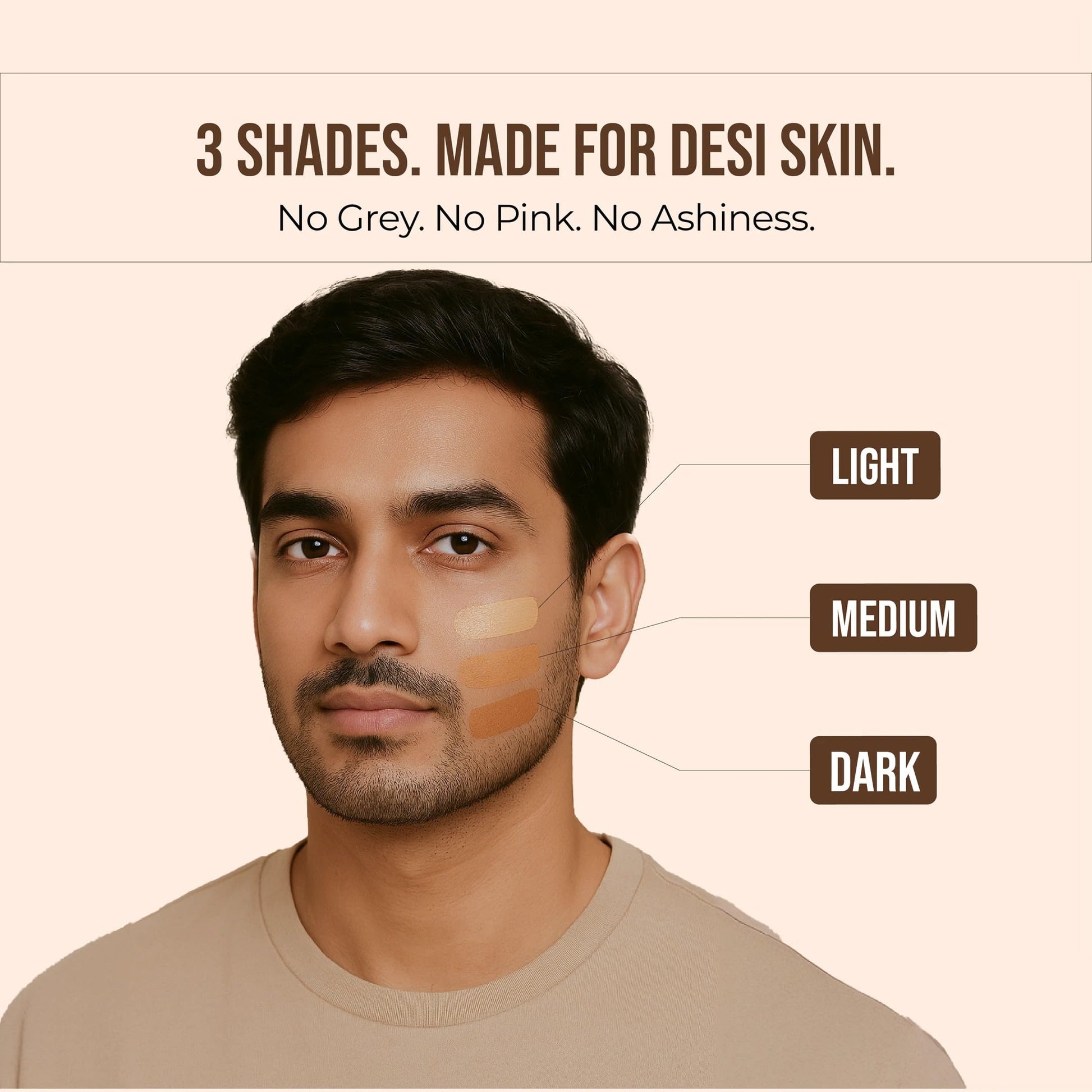 YAAN MAN Natural Concealer For Men - Dark Shade  Grab2Buy YAAN MAN Grab2Buy