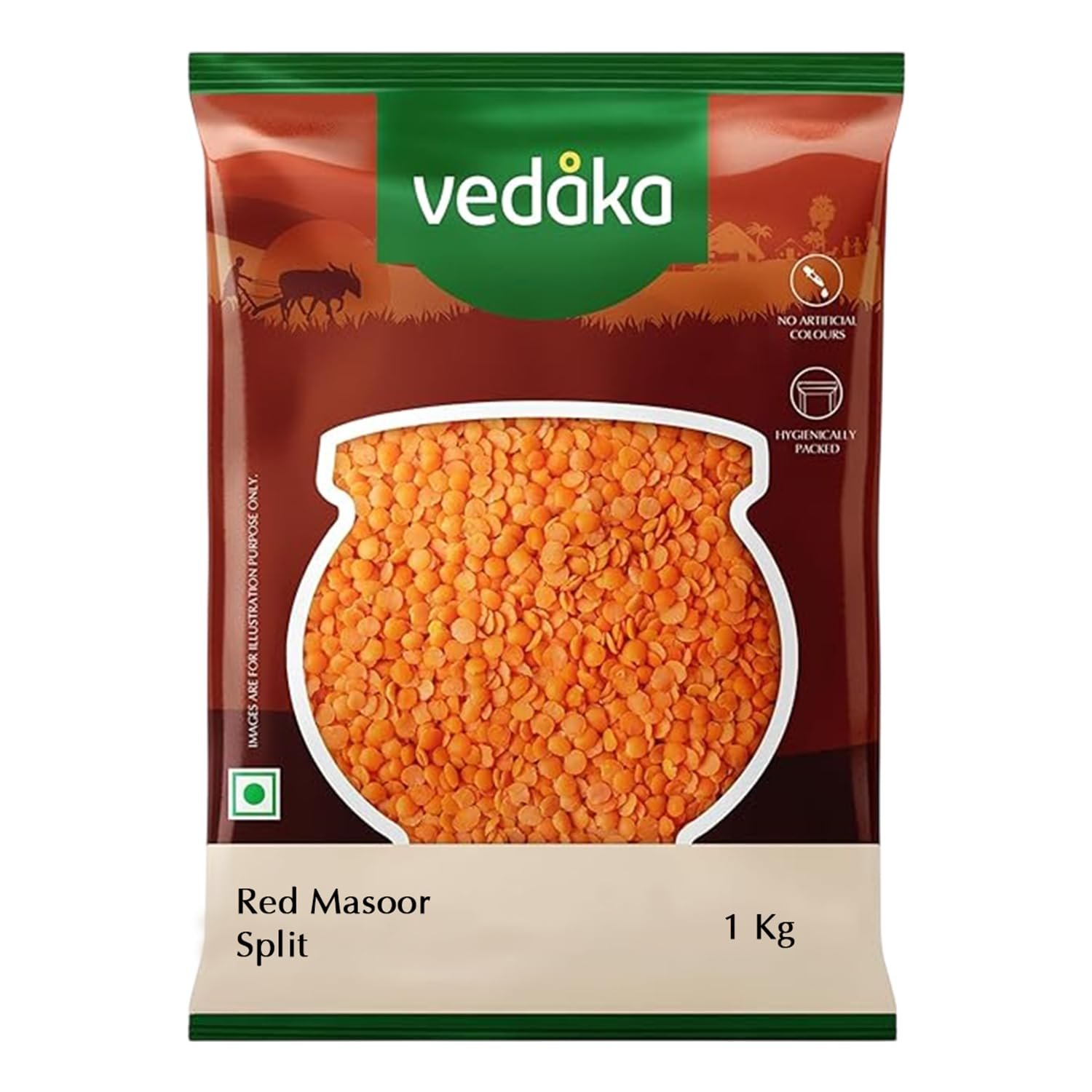 Vedaka Red Masoor Dal Split 