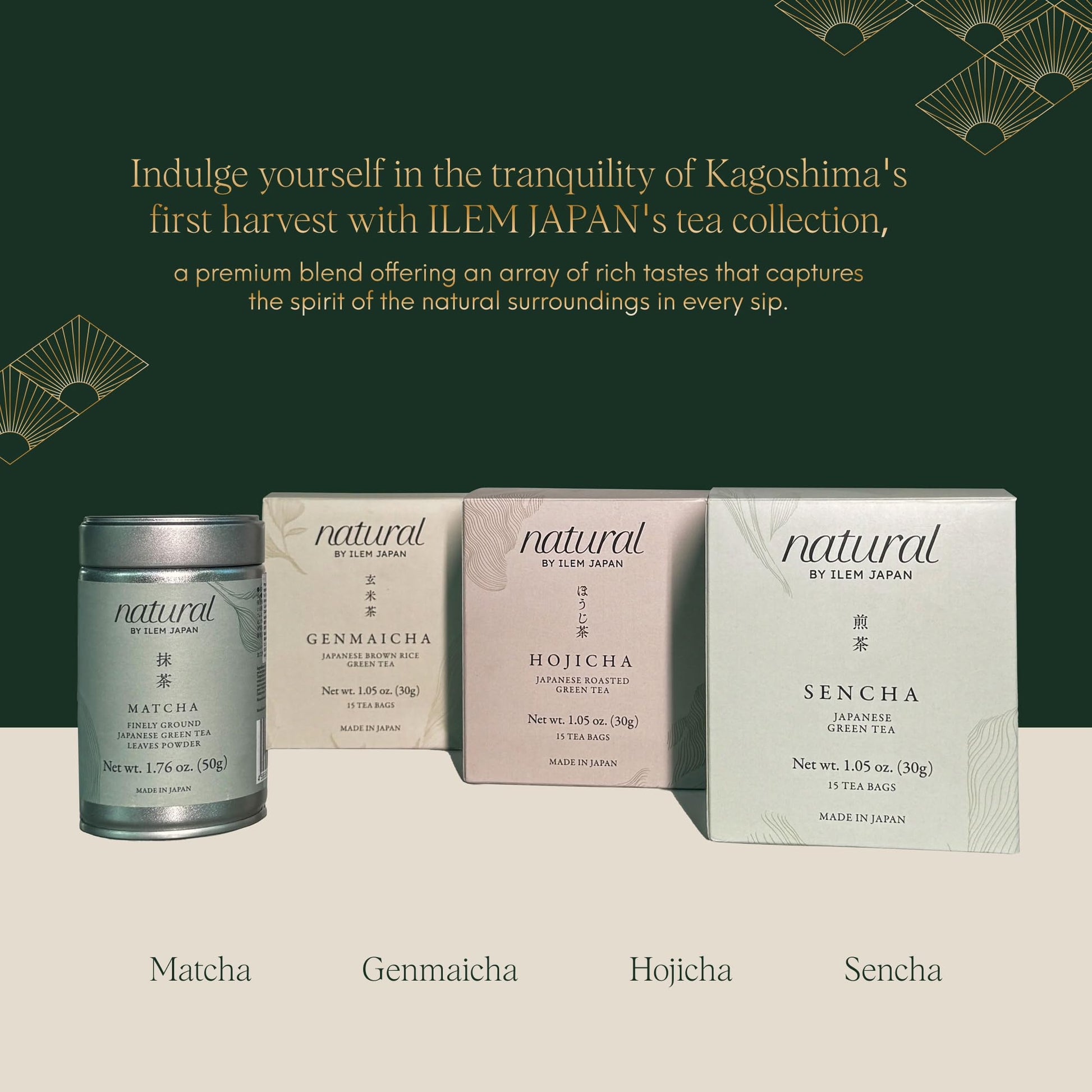 ILEM JAPAN Hojicha Tea Bags