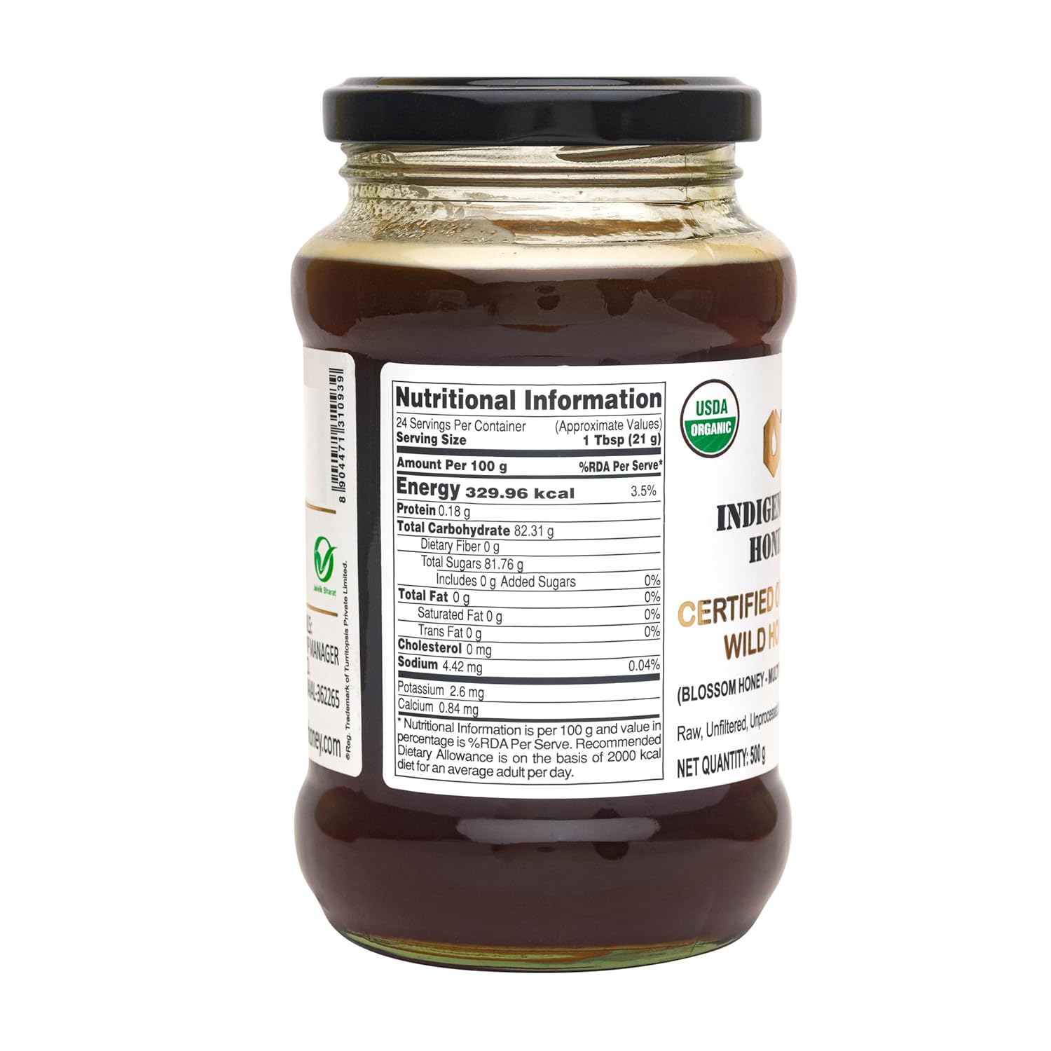Indigenous Honey Raw Organic Honey Unprocessed Unfiltered Unpasteurized Pure Natural Original Honey 